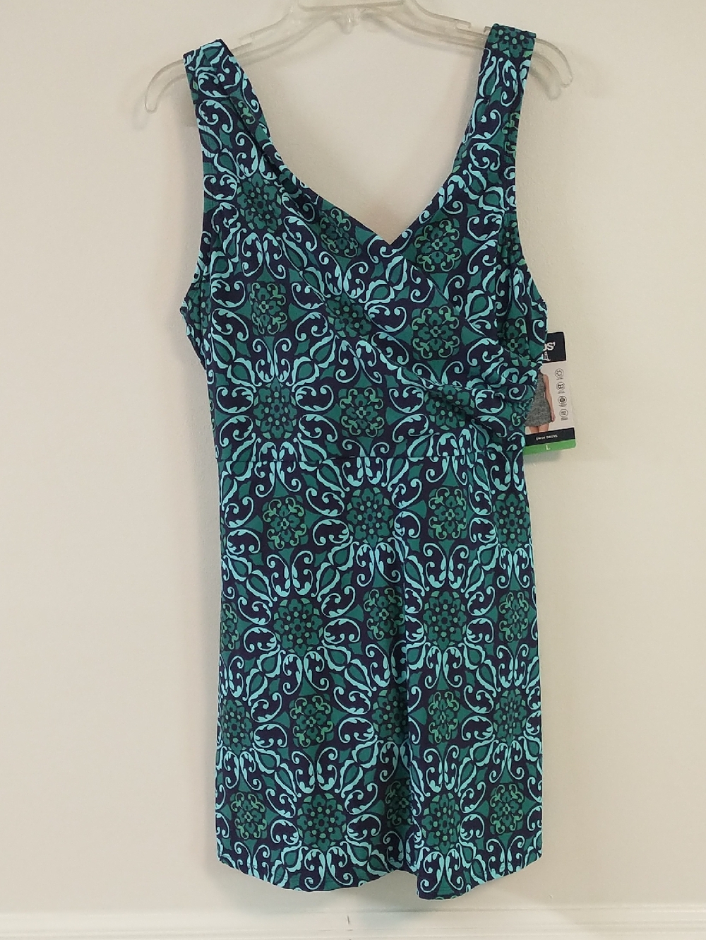 NWT Lands' End Swim Dress Large